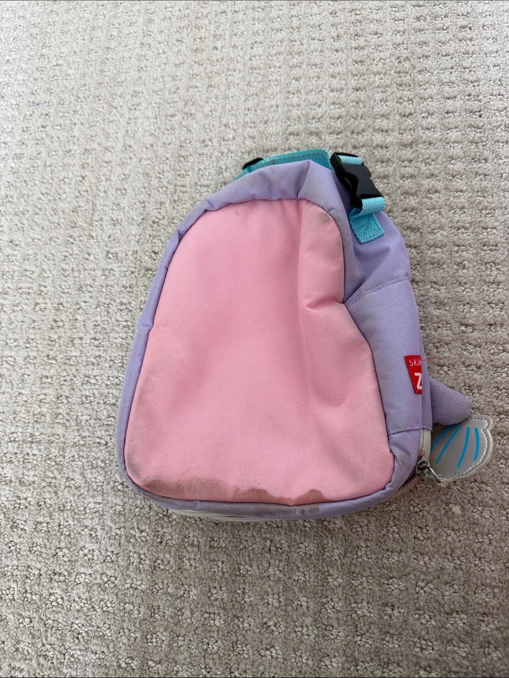 Skip Hop Lilac Pink Narwhal Kids lunchbox